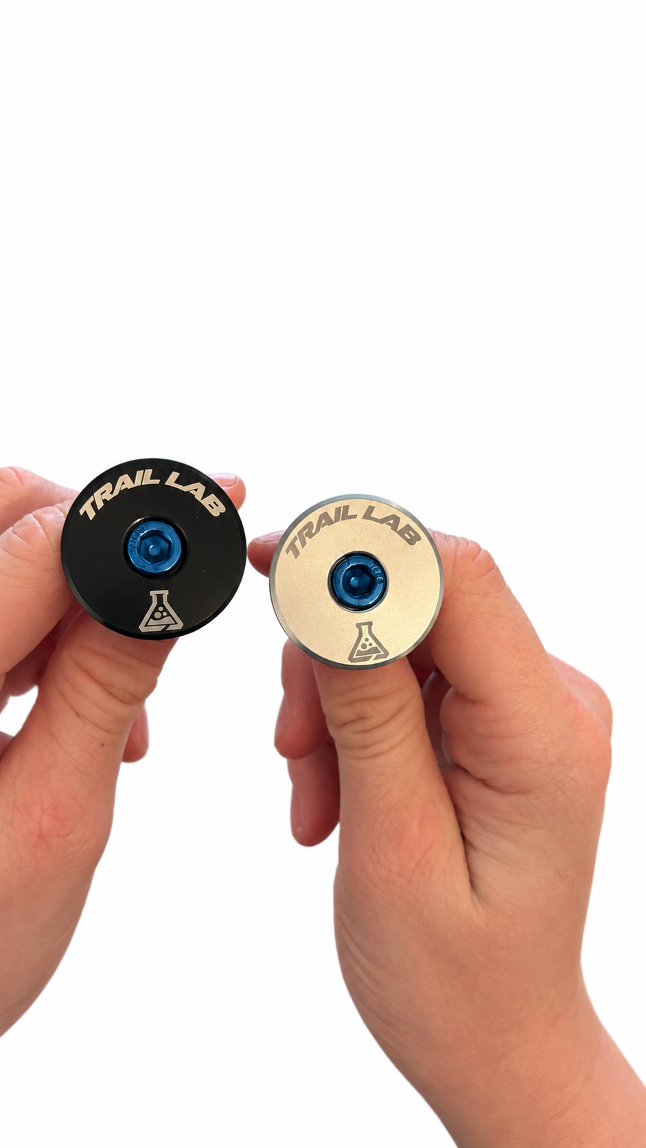 Trail Lab MTB Top Cap V1 — Flask Logo